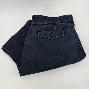 Lee Sinfully Soft Women Size 12 Medium Dark Wash Straight Leg Jeans Blue